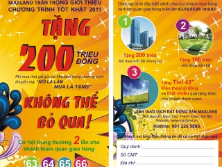 Thiết kế, in nhanh tờ rơi, tờ bướm (Leaflet)