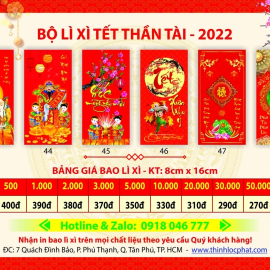 Bao lì xì 8